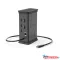 Hama USB-C 3.1 9 az 1-ben dokkolóállomás (HDMI, LAN, USB-A, USB-C, PD, JACK) (200150)