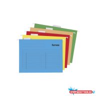 Függõmappa A4, karton Fornax 33-V 5 db/csom zöld