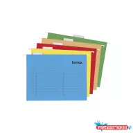 Függõmappa A4, karton Fornax 33-V 5 db/csom sárga