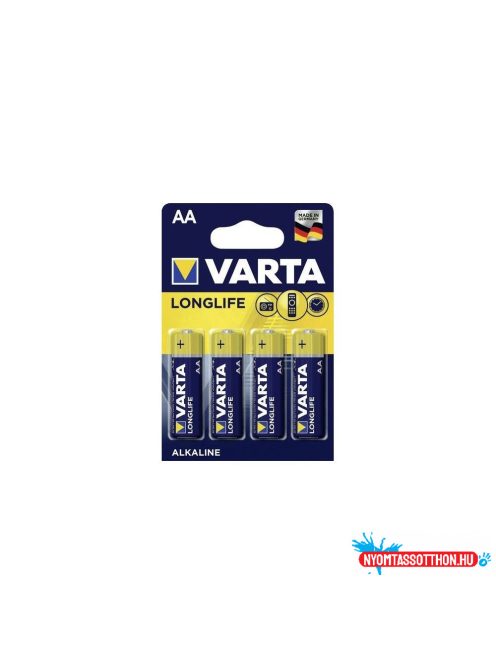 Elem AA ceruza LR06 Longlife 4 db/csomag, Varta