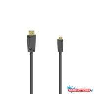   Hama FIC High Speed HDMI - micro HDMI kábel Ethernettel, 1,5 m, fekete (205016)