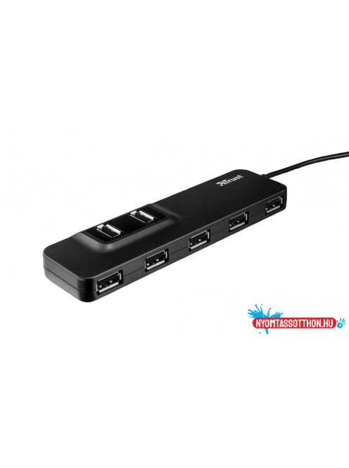 Trust Oila 7 port USB 2.0 Hub    fekete