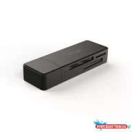 Trust Nanga Compact USB 3.2 Gen1 kártyaolvasó  fekete