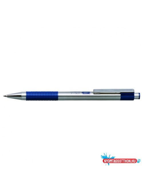 Golyóstoll 0,7mm, kék test, Zebra F-301, írásszín kék
