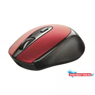Trust Zaya Wireless újratölthető egér    piros