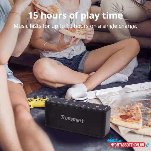 Tronsmart Mega Element (40W,hordozható), Fekete, hangszóró