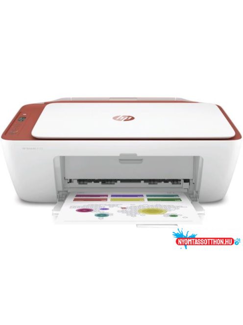 HP DeskJet 2723E A4 színes tintasugaras multifunkciós nyomtató piros