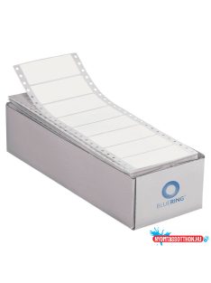   Etikett mátrix címke 120x48mm, 1pályás 500ív/doboz, Bluering(R)