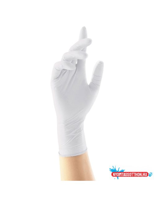 Gumikesztyû latex púdermentes L 100 db/doboz, GMT Super Gloves fehér