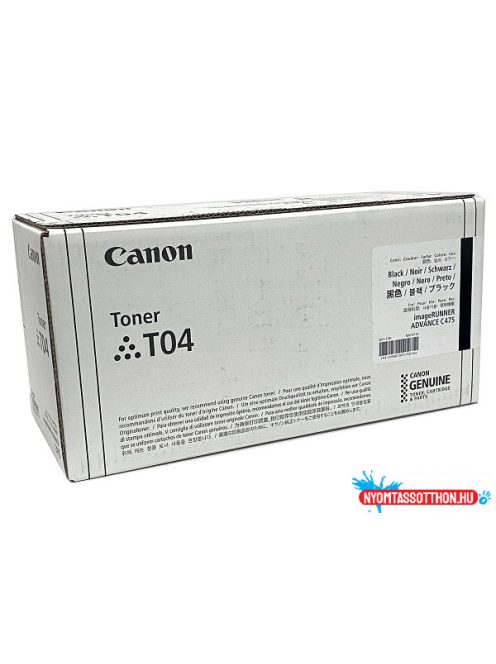Canon T04 Toner Black 33.000 oldal kapacitás