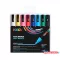 UNI POSCA PC-5M 8 DARABOS KÉSZLET (FEHÉR, SÁRGA, RÓZSASZÍN, PIROS, KÉK, VILÁGOSKÉK, ZÖLD, FEKETE)