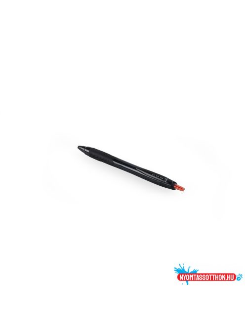 Golyóstoll 0,35mm, fekete test, Uni SXN-157S, írásszín piros