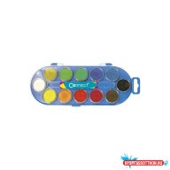   Vízfesték készlet, 12db-os, 30mm, festékgombokkal Connect