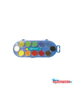   Vízfesték készlet, 12db-os, 30mm, festékgombokkal Connect