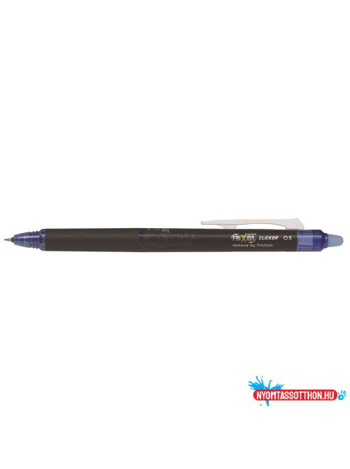 Rollertoll, (0.5) 0,25 mm, tűhegyű, nyomógombos, törölhető, PILOT "Frixion Point Clicker ", kék