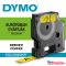 Feliratozógép szalag Dymo D1 S0720580/45018 12mmx7m, ORIGINAL, fekete/sárga
