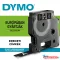 Feliratozógép szalag Dymo D1 S0720610/45021 12mmx7m, ORIGINAL, fehér/fekete