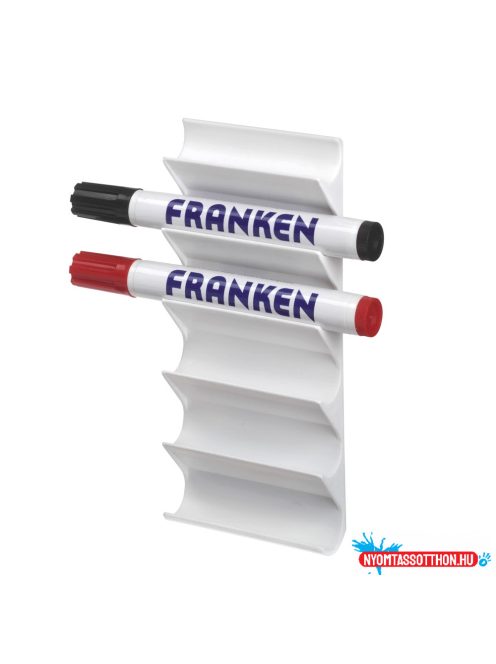 Táblamarker tartó mágneses 6 db marker tárolására alkalmas Franken fehér