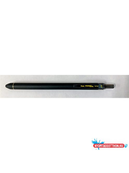 Golyóstoll nyomógombos 0,35mm, dokument toll BLP437 EnerGel Pentel, írásszín fekete