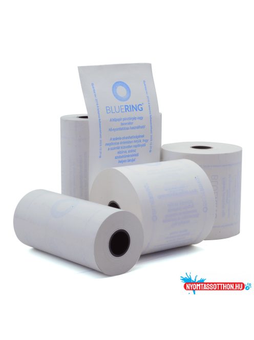 Hőpapír 110 mm széles, 28fm hosszú, cséve 12mm, 5 tekercs/csomag,  ( 110/50 ) BPA mentes Bluering®