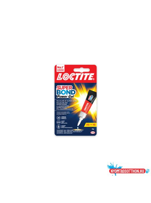 Pillanatragasztó 4g Loctite Super Bond Power Gél