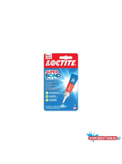 Pillanatragasztó 3g Loctite Super Bond Pure gél