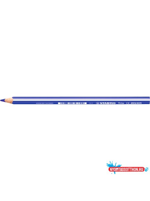Színes ceruza vastag háromszögletû STABILO TRIO 203/405 kék