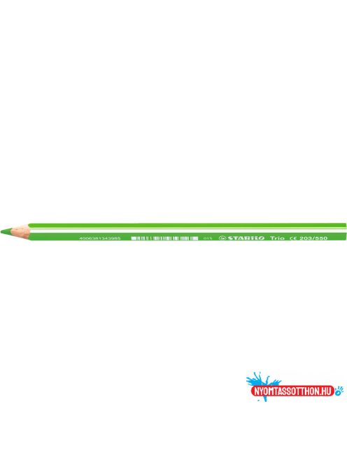 Színes ceruza vastag háromszögletû STABILO TRIO 203/550 világoszöld