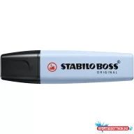   Szövegkiemelõ 2-5mm, vágott hegyû, STABILO Boss original Pastel ködös kék