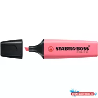   Szövegkiemelõ 2-5mm, vágott hegyû, STABILO Boss original Pastel cseresznyevirág