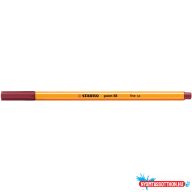 Rostirón, tûfilc 0,4mm, STABILO Point 88 bordó