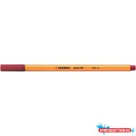 Rostirón, tûfilc 0,4mm, STABILO Point 88 karmazsinvörös