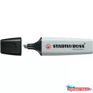   Szövegkiemelõ 2-5mm, vágott hegyû, STABILO Boss original Pastel szürke