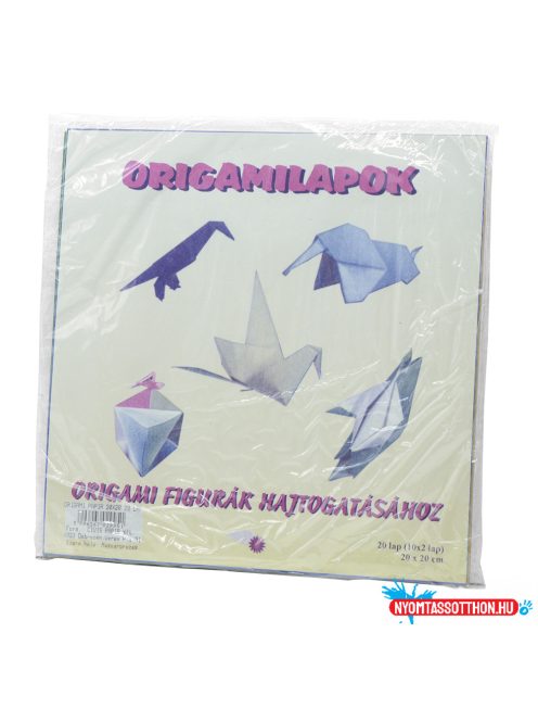Origami papír 20x20cm,  20 lapos