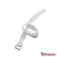   Heveder 1,2m hosszú 2,5cm, széles polipropilén szalag fém kapoccsal