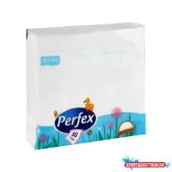 Szalvéta 1 rétegű 33 x 33 cm 100 lap/csomag Perfex fehér