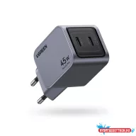 UGREEN Nexode Pro 45W két USB-C GaN gyorstöltő EU X707
