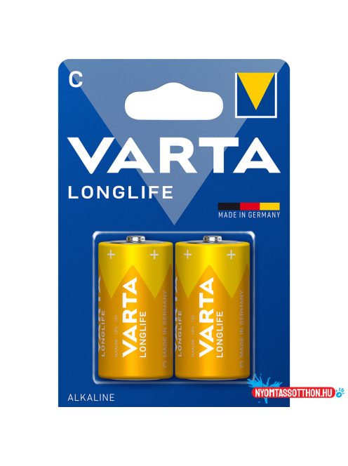 Elem C Baby LR14 Longlife 2 db/csomag, Varta