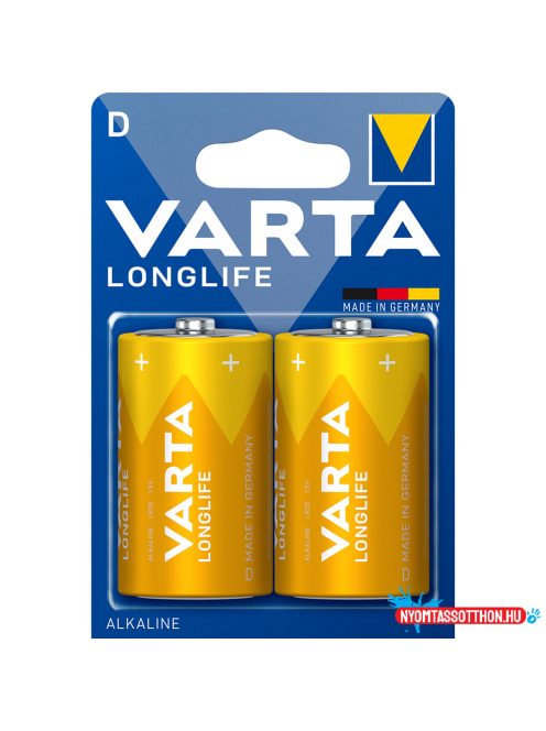 Elem góliát LR20D longlife 2 db/csomag, Varta