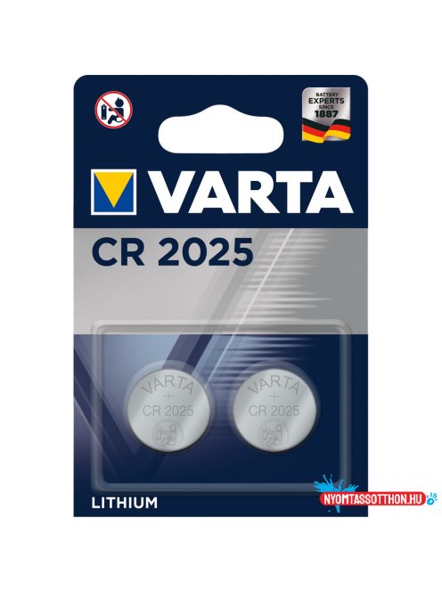 Gombelem CR 2025 2 db/csomag, Varta