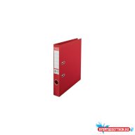   Iratrendezõ A4, 5cm, PP élvédõ sínnel, Esselte Standard Vivida vörös
