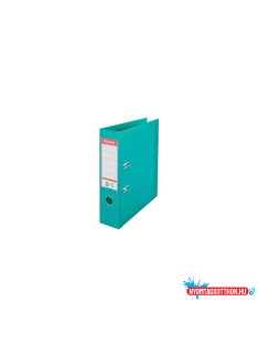   Iratrendezõ A4, 7,5cm, PP élvédõ sínnel, Esselte Standard Vivida türkiz