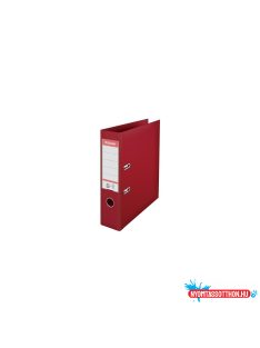   Iratrendezõ A4, 7,5cm, PP élvédõ sínnel, Esselte Standard Vivida bordó