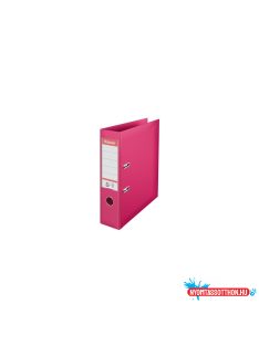   Iratrendezõ A4, 7,5cm, PP élvédõ sínnel, Esselte Standard Vivida ciklámen