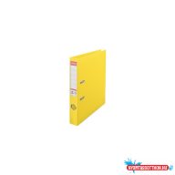   Iratrendezõ A4, 5cm, PP élvédõ sínnel, Esselte Standard Vivida sárga