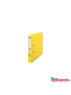   Iratrendezõ A4, 5cm, PP élvédõ sínnel, Esselte Standard Vivida sárga