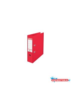   Iratrendezõ A4, 7,5cm, PP élvédõ sínnel, Esselte Standard Vivida piros