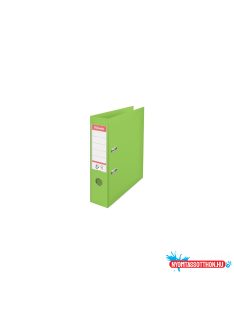   Iratrendezõ A4, 7,5cm, PP élvédõ sínnel, Esselte Standard Vivida világoszöld