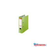   Iratrendezõ A4, 8cm, PP élvédõ sínnel, Esselte Standard Plus Vivida zöld