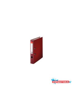   Iratrendezõ A4, 5cm, élvédõ sínnel, 81173 Esselte Economy bordó